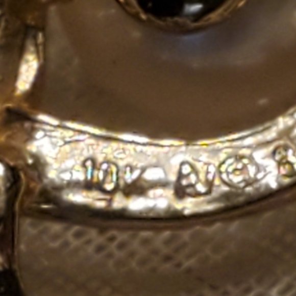 Pearl and diamond heart pendant - Picture 4 of 4